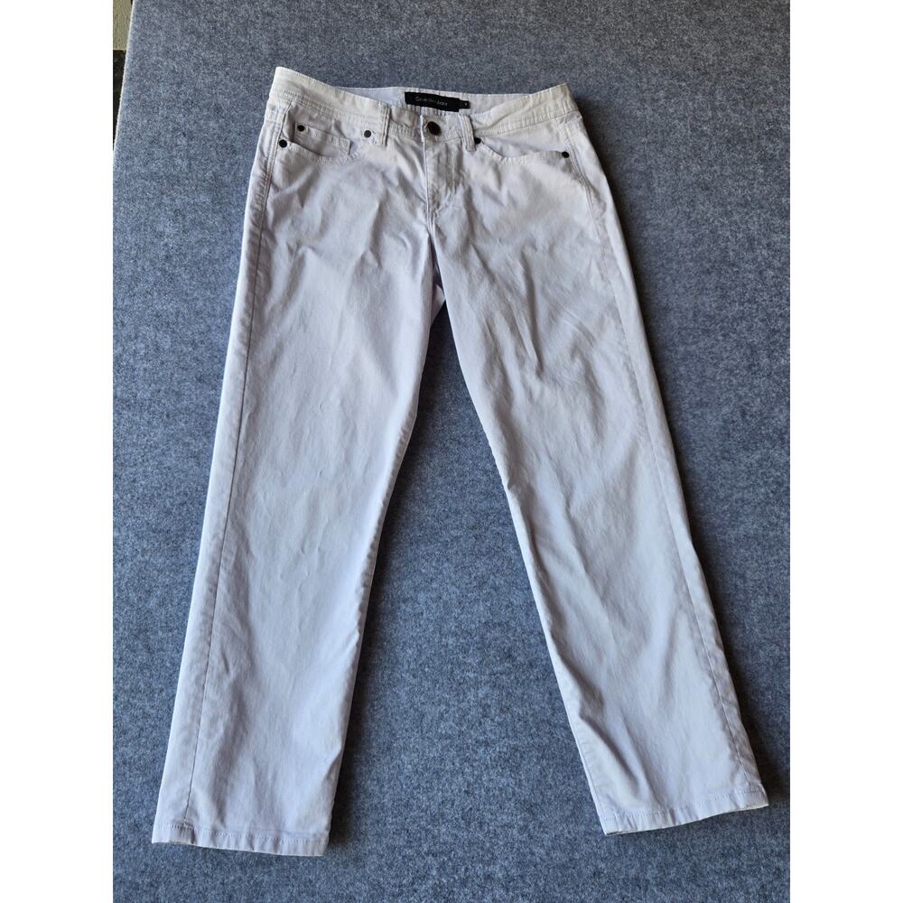 Calvin Klein Jeans Women's Size 10 Lavender Stretch Skinny Crop, Great Condition